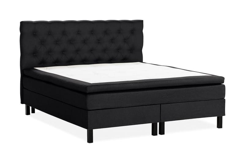 Kontinentalseng Nayaka 150x200 Memorymadrass - Svart - Møbler - Senger - Kontinentalsenger