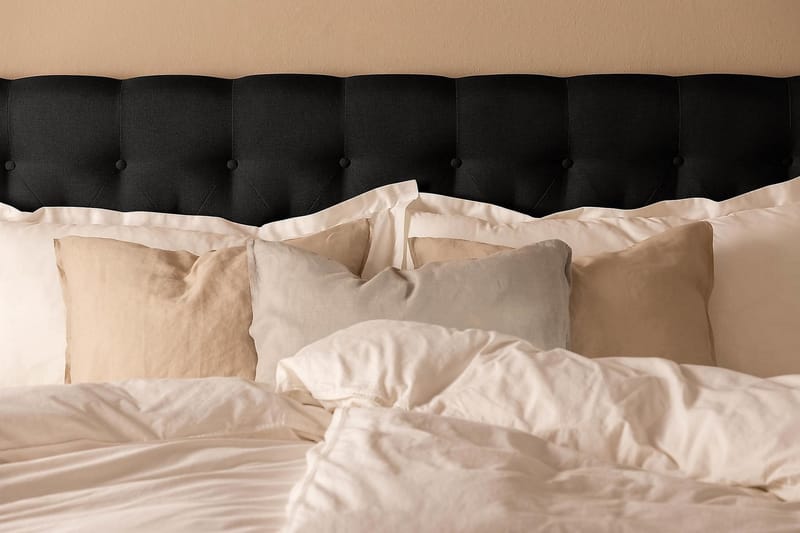 Kontinentalseng Nayaka 150x200 Memorymadrass - Svart - Møbler - Senger - Kontinentalsenger