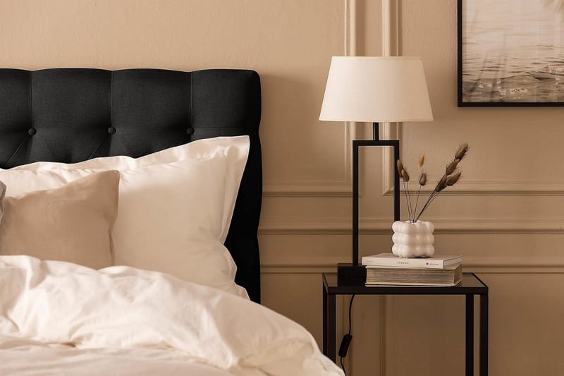 Kontinentalseng Nayaka 150x200 Memorymadrass - Svart - Møbler - Senger - Kontinentalsenger