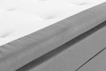 Kontinentalseng Nayaka 160x200 Skummadrass - Grå - Møbler - Senger - Kontinentalsenger