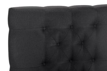 Kontinentalseng Nayaka 210x210 Lateksmadrass - Svart - Møbler - Senger - Kontinentalsenger