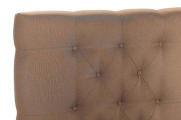 Kontinentalseng Nayaka 210x210 Skummadrass - Brun - Møbler - Senger - Kontinentalsenger