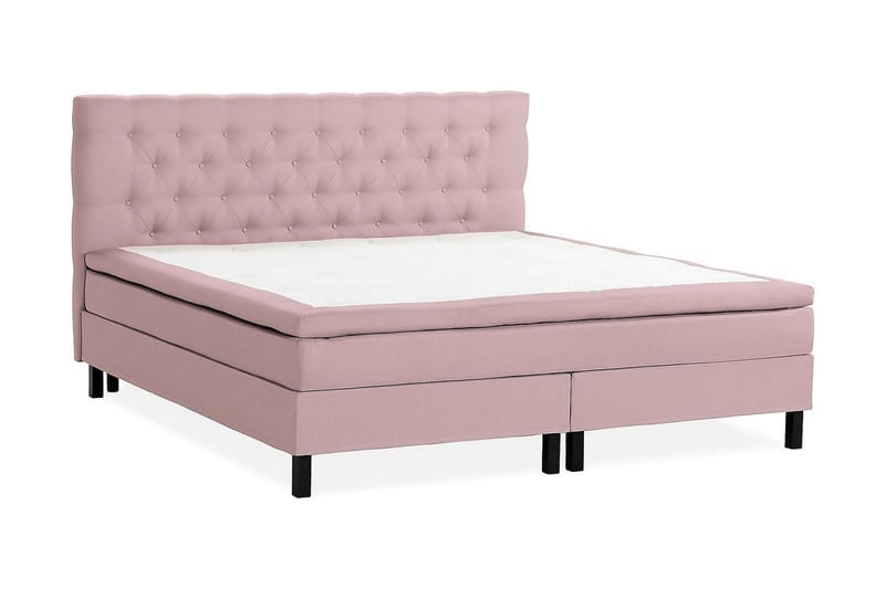 Kontinentalseng Nayaka 210x210 Skummadrass - Rosa - Møbler - Senger - Kontinentalsenger