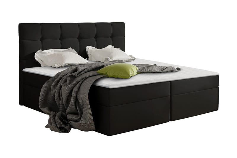 Kontinentalseng NELE 140x200 M, Svart