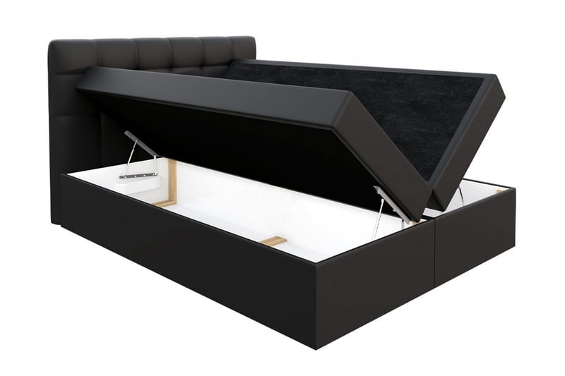 Kontinentalseng NELE 160x200 M - Grå - Møbler - Senger - Kontinentalsenger