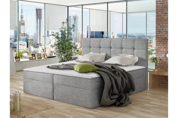 Kontinentalseng NELE 180x200 M - Grå - Møbler - Senger - Kontinentalsenger