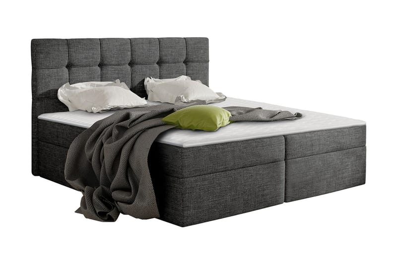 Kontinentalseng NELE 180x200 M, Mørkegrå
