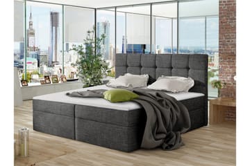 Kontinentalseng NELE 180x200 M - Mørkegrå - Møbler - Senger - Kontinentalsenger