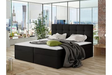 Kontinentalseng NELE 180x200 M - Svart - Møbler - Senger - Kontinentalsenger