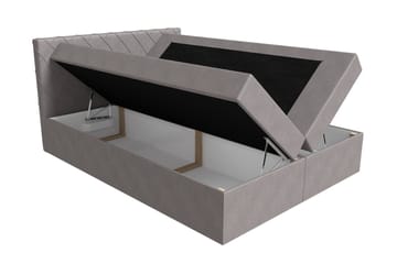 Kontinentalseng Nerland 160x200 - Grå - Møbler - Senger - Kontinentalsenger