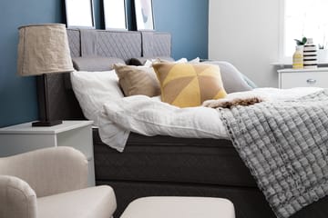 Kontinentalseng Notte 160x200 - Grå - Møbler - Senger - Kontinentalsenger