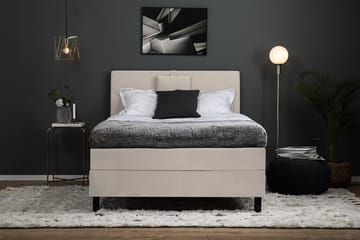 Kontinentalseng Olivia 120x200 Polyeter - Beige - Møbler - Senger - Kontinentalsenger
