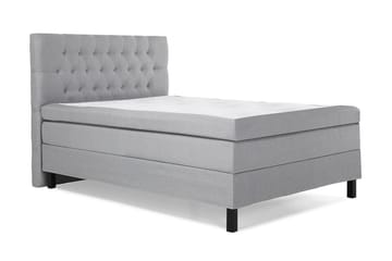 Kontinentalseng Olivia 120x200 Polyeter - Mellangrå - Møbler - Senger - Kontinentalsenger