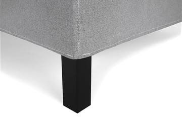 Kontinentalseng Olivia 140x200 cm Skum - Mellangrå - Møbler - Senger - Kontinentalsenger