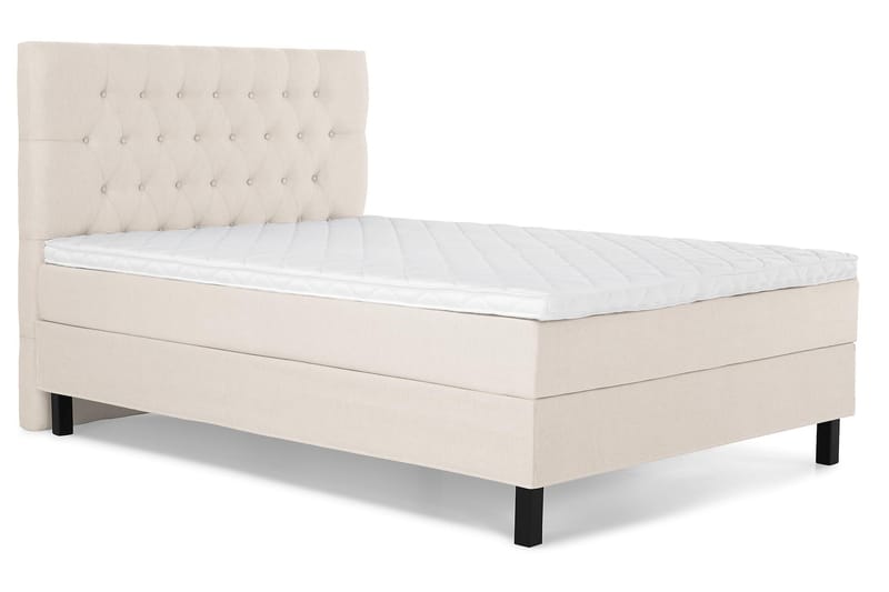 Kontinentalseng Olivia 140x200 Skum - Beige - Møbler - Senger - Kontinentalsenger