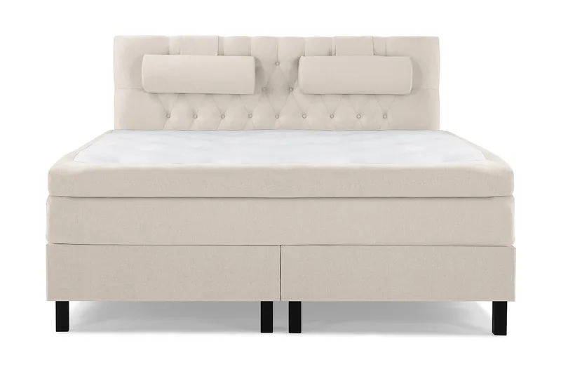Kontinentalseng Olivia 160x200 Lateks - Beige - Møbler - Senger - Kontinentalsenger