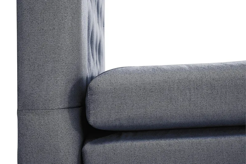 Kontinentalseng Olivia 160x200 Lateks - Mørkeblå - Møbler - Senger - Kontinentalsenger