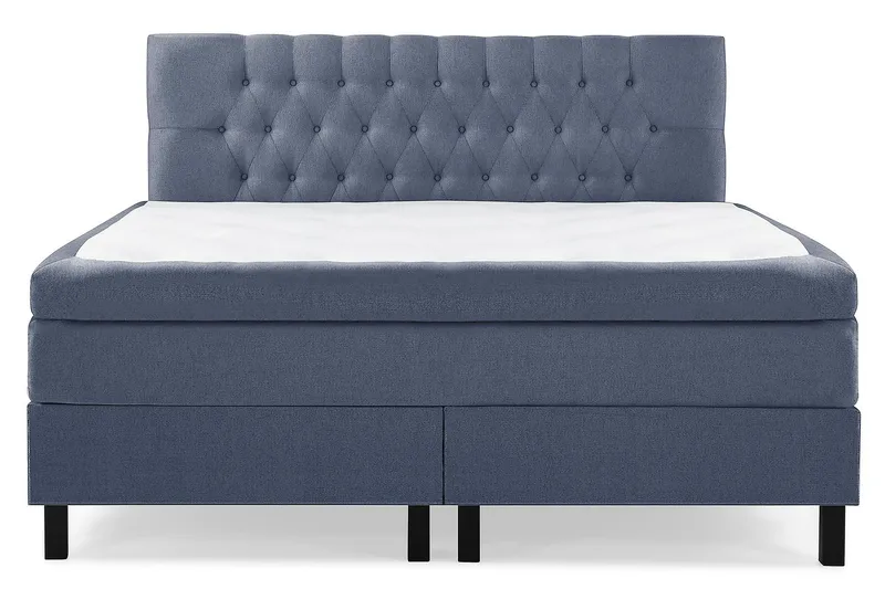 Kontinentalseng Olivia 160x200 Lateks - Mørkeblå - Møbler - Senger - Kontinentalsenger