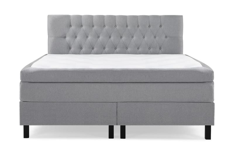 Kontinentalseng Olivia 160x200 Lateks - Mellangrå - Møbler - Senger - Kontinentalsenger