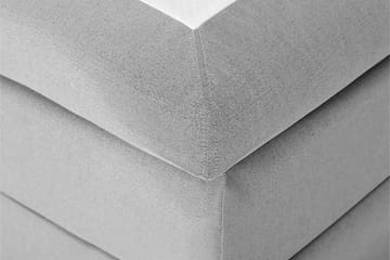 Kontinentalseng Olivia 160x200 Lateks - Mellangrå - Møbler - Senger - Kontinentalsenger