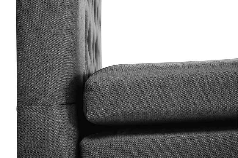 Kontinentalseng Olivia 160x200 Lateks - Svart|Grå - Møbler - Senger - Kontinentalsenger