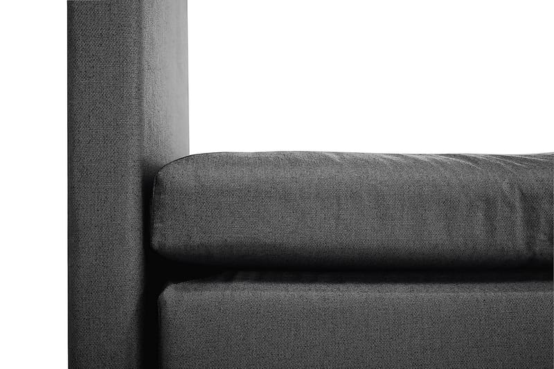 Kontinentalseng Olivia 160x200 Memory - Svart|Grå - Møbler - Senger - Kontinentalsenger