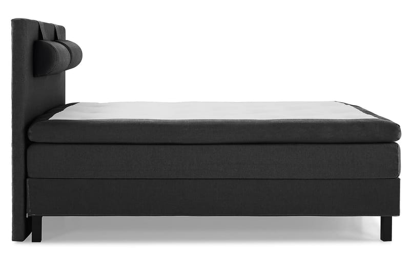 Kontinentalseng Olivia 160x200 Memory - Svart|Grå - Møbler - Senger - Kontinentalsenger