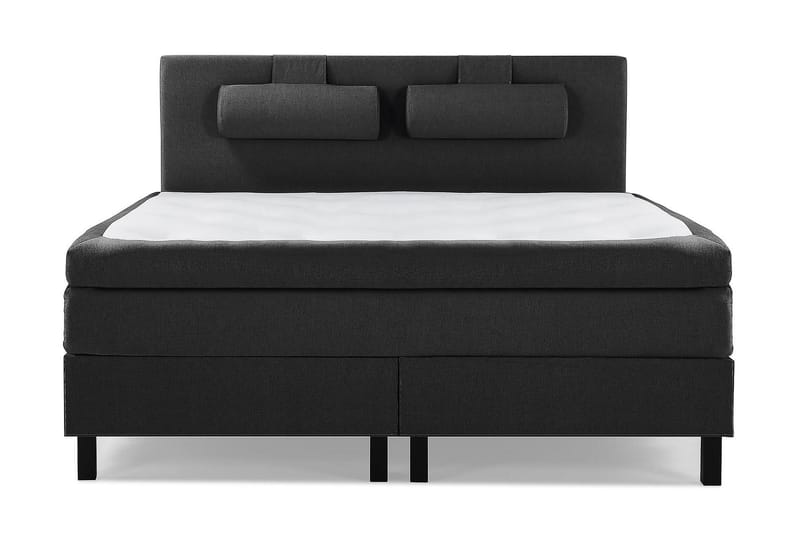 Kontinentalseng Olivia 160x200 Memory - Svart|Grå - Møbler - Senger - Kontinentalsenger