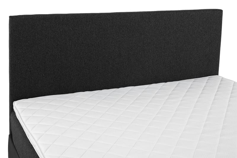 Kontinentalseng Olivia 160x200 Skum - Svart|Grå|PU - Møbler - Senger - Kontinentalsenger
