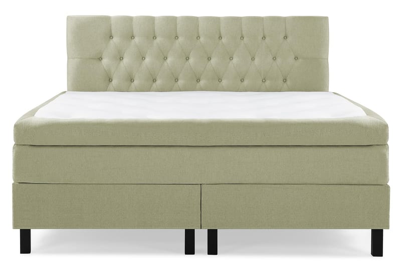 Kontinentalseng Olivia 160x200 Polyeter - Grønn - Møbler - Senger - Kontinentalsenger