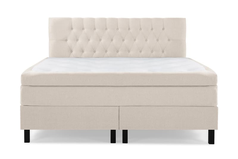 Kontinentalseng Olivia 160x200 Polyeter - Beige - Møbler - Senger - Kontinentalsenger