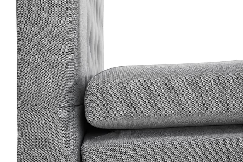 Kontinentalseng Olivia 160x200 Polyeter - Mellangrå - Møbler - Senger - Kontinentalsenger