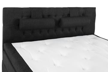 Kontinentalseng Olivia 160x200 Polyeter - Svart|Grå - Møbler - Senger - Kontinentalsenger