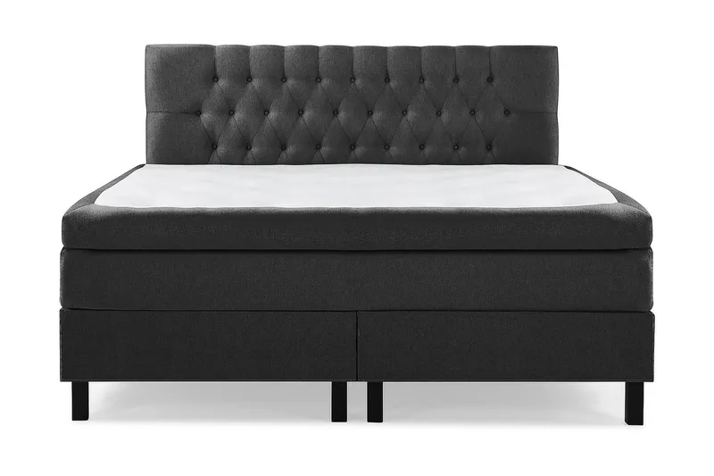 Kontinentalseng Olivia 180x200 Lateks - Svart|Grå - Møbler - Senger - Kontinentalsenger