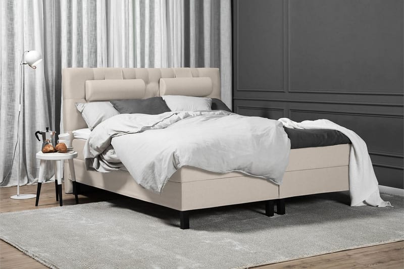 Kontinentalseng Olivia 180x200 Memory - Beige - Møbler - Senger - Kontinentalsenger