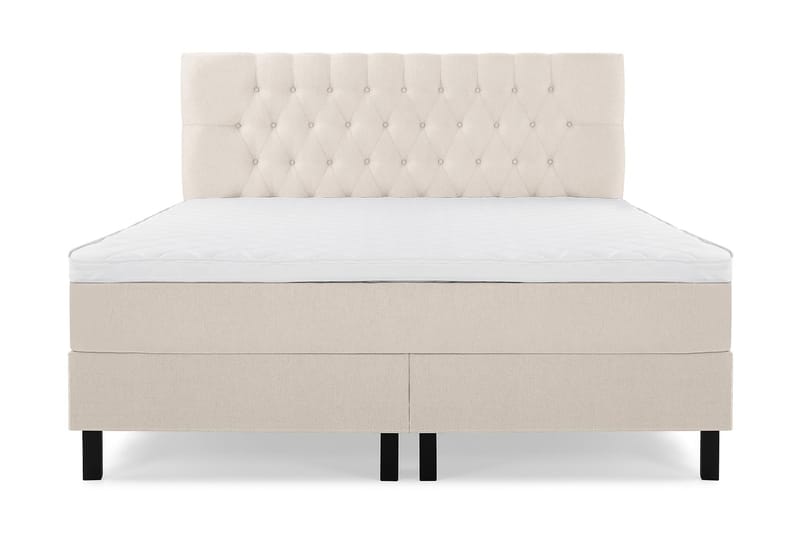 Kontinentalseng Olivia 180x200 Skum - Beige - Møbler - Senger - Kontinentalsenger