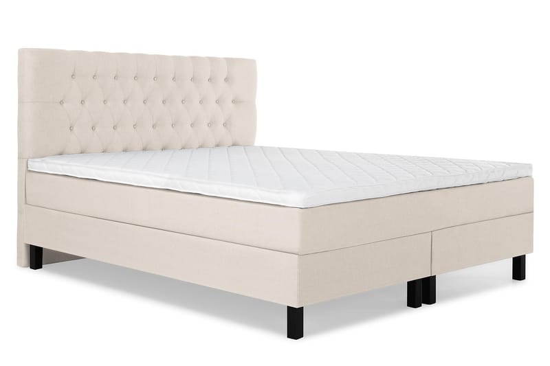 Kontinentalseng Olivia 180x200 Skum - Beige - Møbler - Senger - Kontinentalsenger
