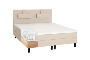 Kontinentalseng Olivia 180x200 Skum - Beige - Møbler - Senger - Kontinentalsenger