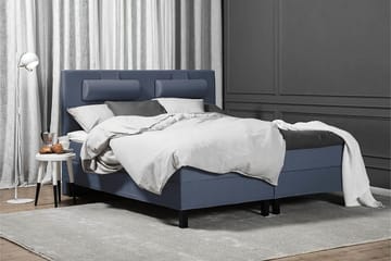 Kontinentalseng Olivia 180x200 Skum - Mørkeblå - Møbler - Senger - Kontinentalsenger