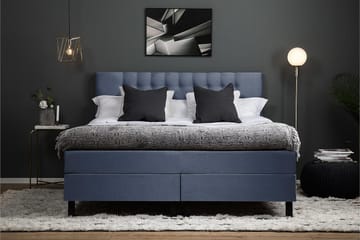 Kontinentalseng Olivia 180x200 Skum - Mørkeblå - Møbler - Senger - Kontinentalsenger