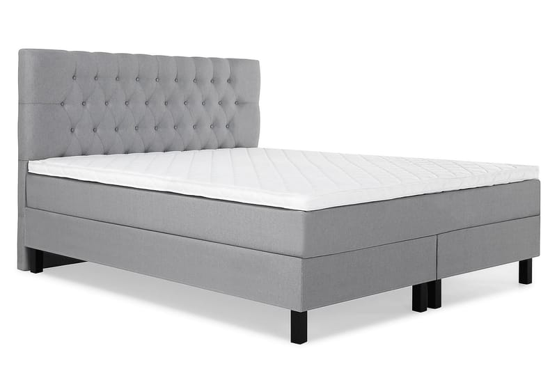 Kontinentalseng Olivia 180x200 Skum - Mellangrå - Møbler - Senger - Kontinentalsenger