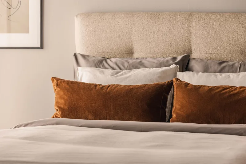 Kontinentalseng Oslo Lyx 120x200 cm - Beige - Møbler - Senger - Kontinentalsenger