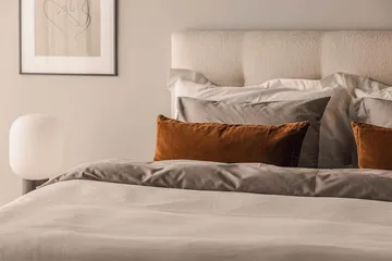 Kontinentalseng Oslo Lyx 180x200 cm - Lysebeige - Møbler - Senger - Kontinentalsenger