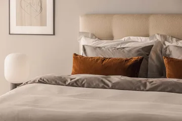 Kontinentalseng Oslo Lyx Boucle 180x200 - Beige - Møbler - Senger - Kontinentalsenger