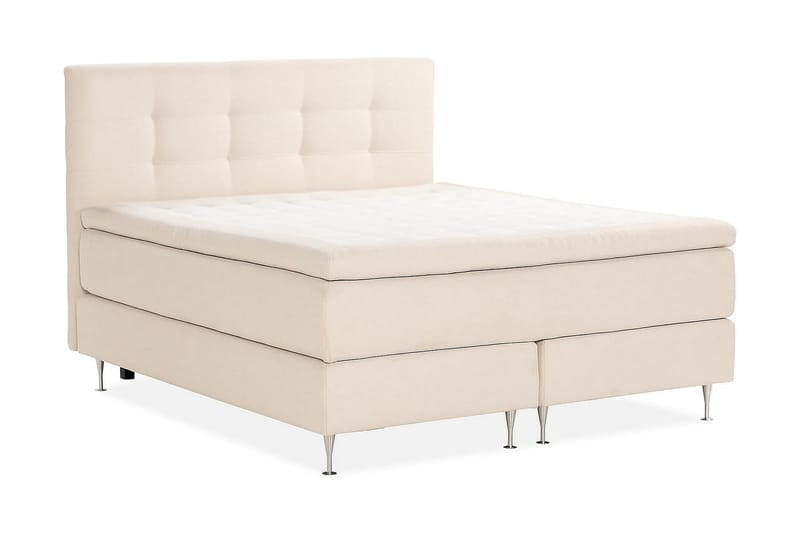 Kontinentalseng Oslo Lyx Boucle 180x200 - Lysebeige - Møbler - Senger - Kontinentalsenger