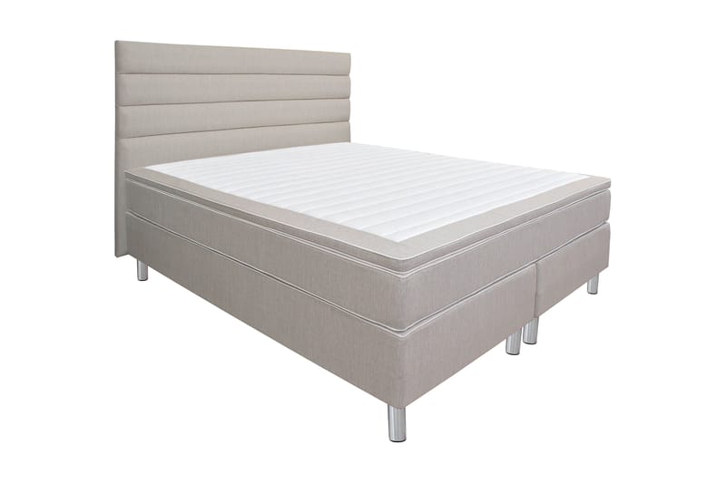 Kontinentalseng Queen 160x200 Beige - Møbler - Senger - Kontinentalsenger