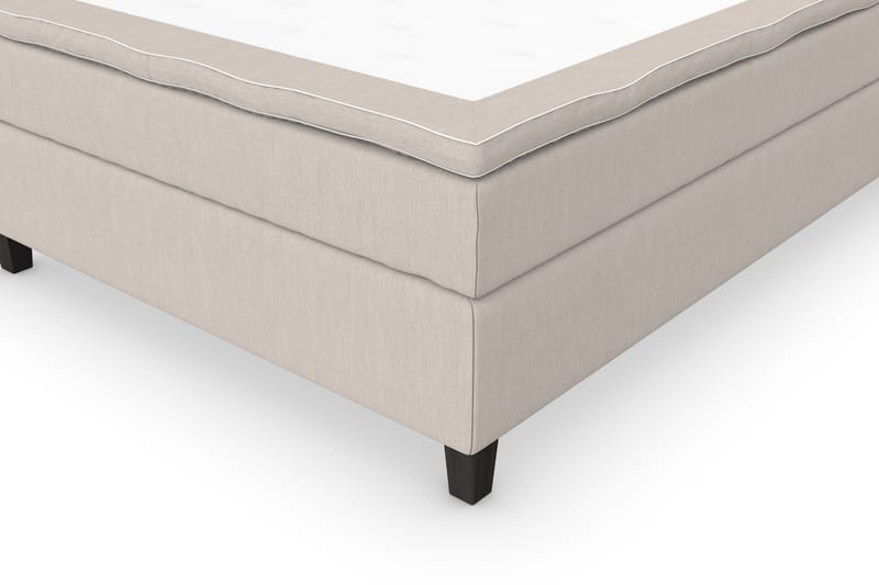 Kontinentalseng Roma Lyx 120 Beige/Sorte Ben - 120x200 cm - Kontinentalsenger - Enkeltsenger