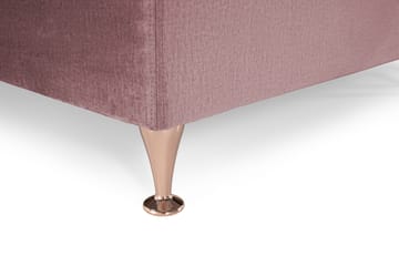 Kontinentalseng Torsö 180x200 - Rosa Fløyel|Lave Rosében - Møbler - Senger - Kontinentalsenger