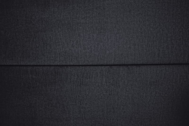 Kontinentalseng Torsö 180x200 - Svart Fløyel|Lave Sølvben - Kontinentalsenger - Dobbeltsenger - Komplett sengepakke