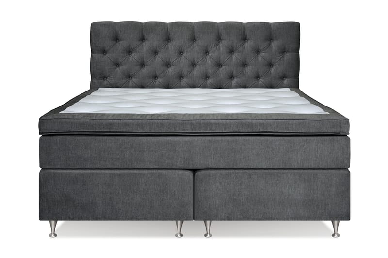 Kontinentalseng Paraiso Fast/Medium - 180x200 cm Mørkegrå (+Flere valg) - Møbler - Senger - Kontinentalsenger